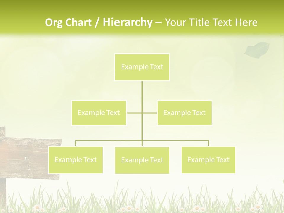 A Wooden Bench Sitting In The Middle Of A Field PowerPoint Template