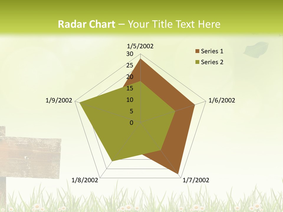 A Wooden Bench Sitting In The Middle Of A Field PowerPoint Template