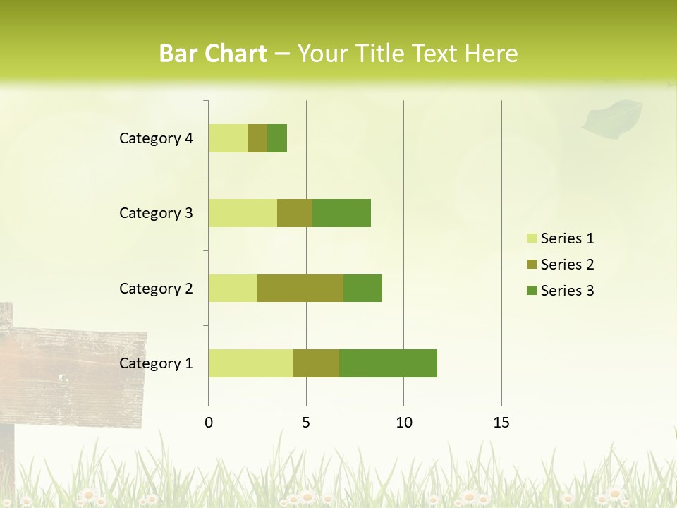 A Wooden Bench Sitting In The Middle Of A Field PowerPoint Template
