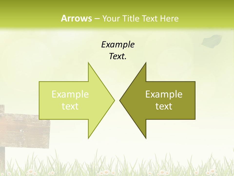 A Wooden Bench Sitting In The Middle Of A Field PowerPoint Template