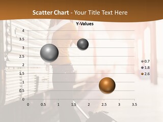 Train Station Suitcase Smiling PowerPoint Template