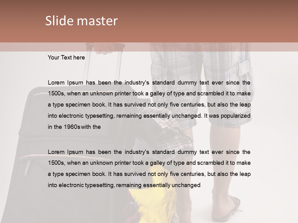 Eile Sandalen Hintergrund PowerPoint Template