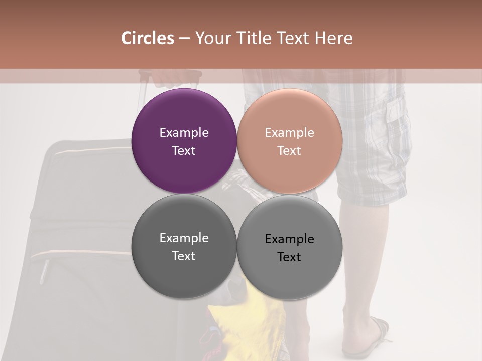 Eile Sandalen Hintergrund PowerPoint Template