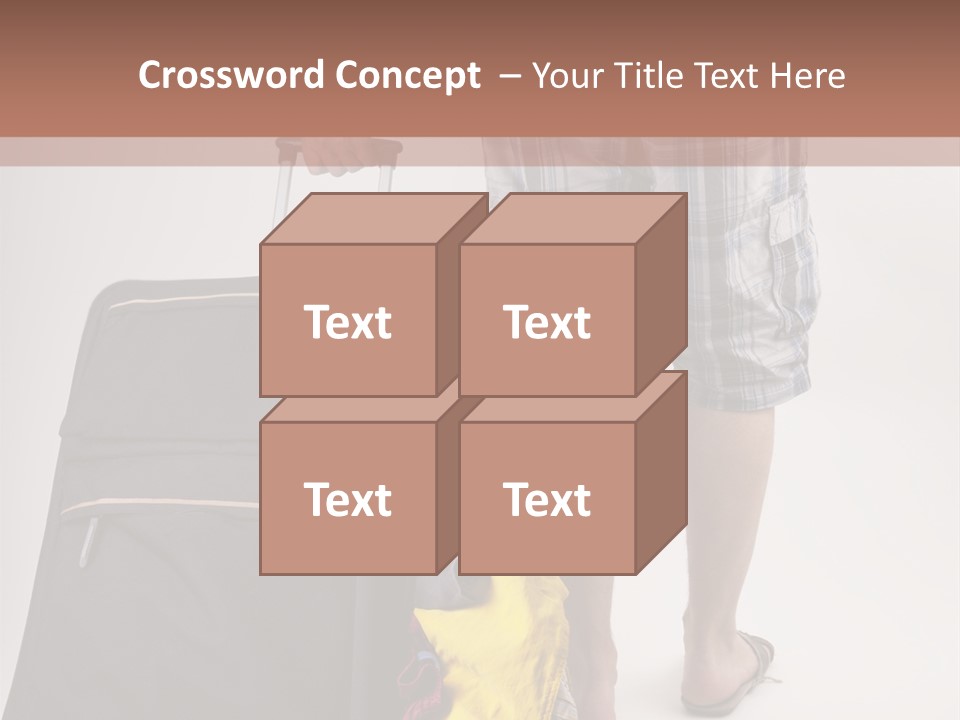 Eile Sandalen Hintergrund PowerPoint Template