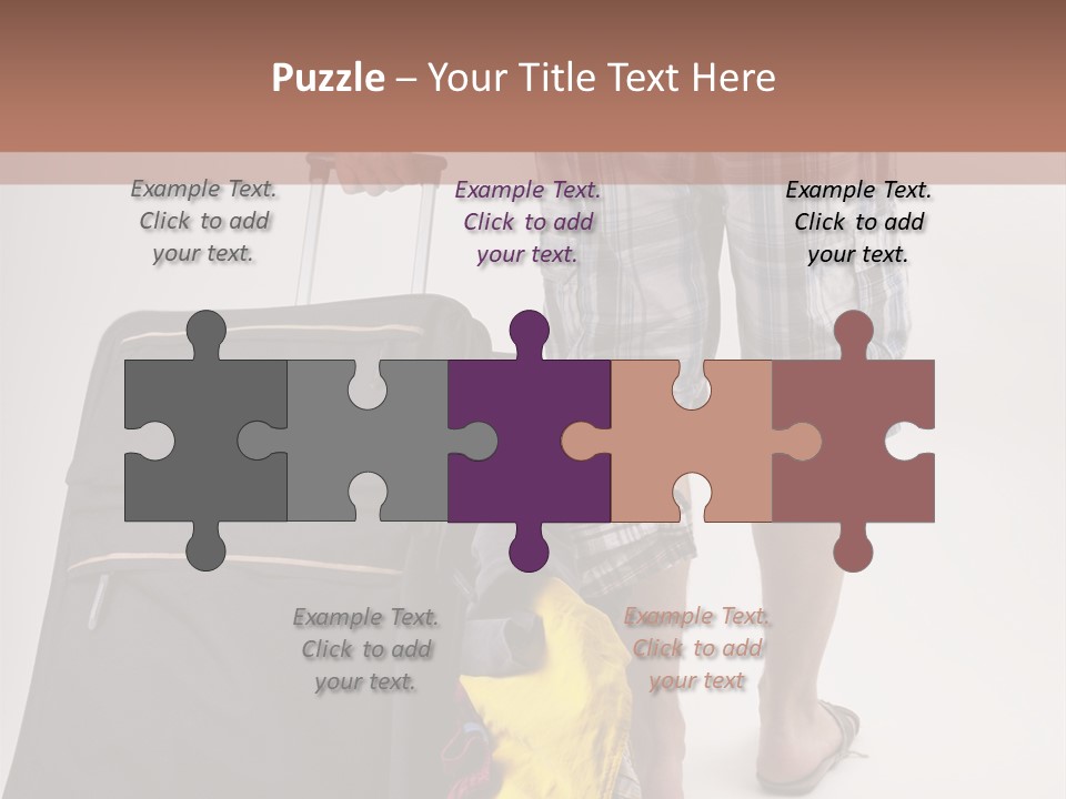 Eile Sandalen Hintergrund PowerPoint Template