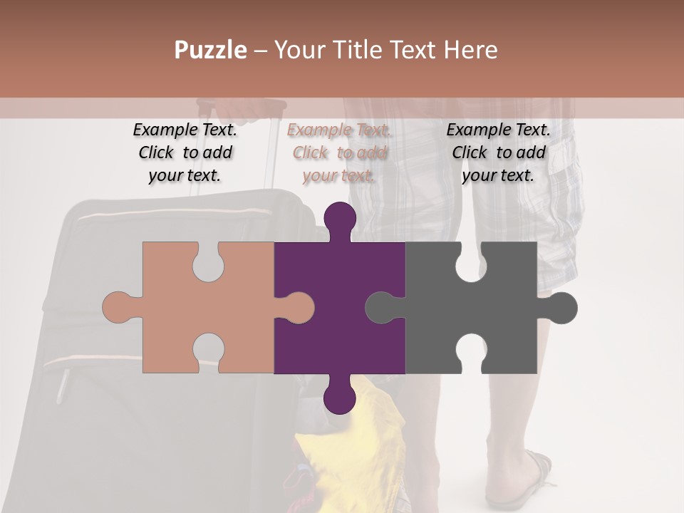 Eile Sandalen Hintergrund PowerPoint Template