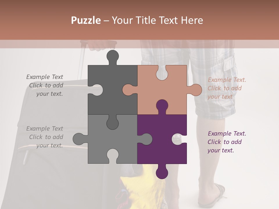 Eile Sandalen Hintergrund PowerPoint Template