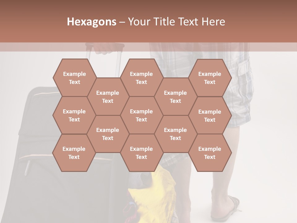 Eile Sandalen Hintergrund PowerPoint Template