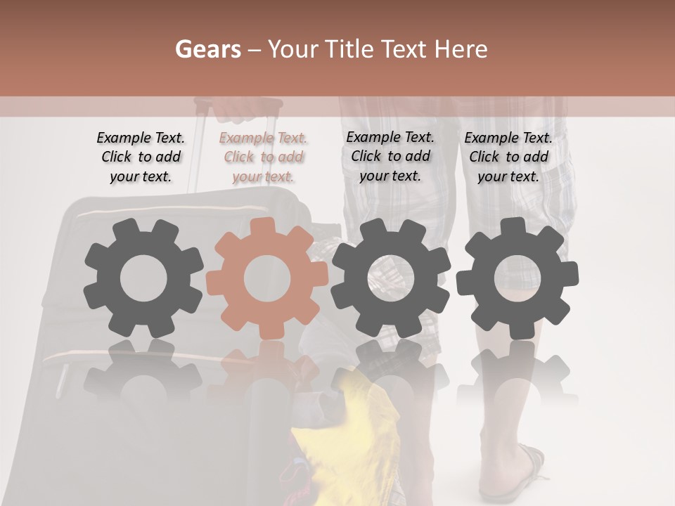 Eile Sandalen Hintergrund PowerPoint Template