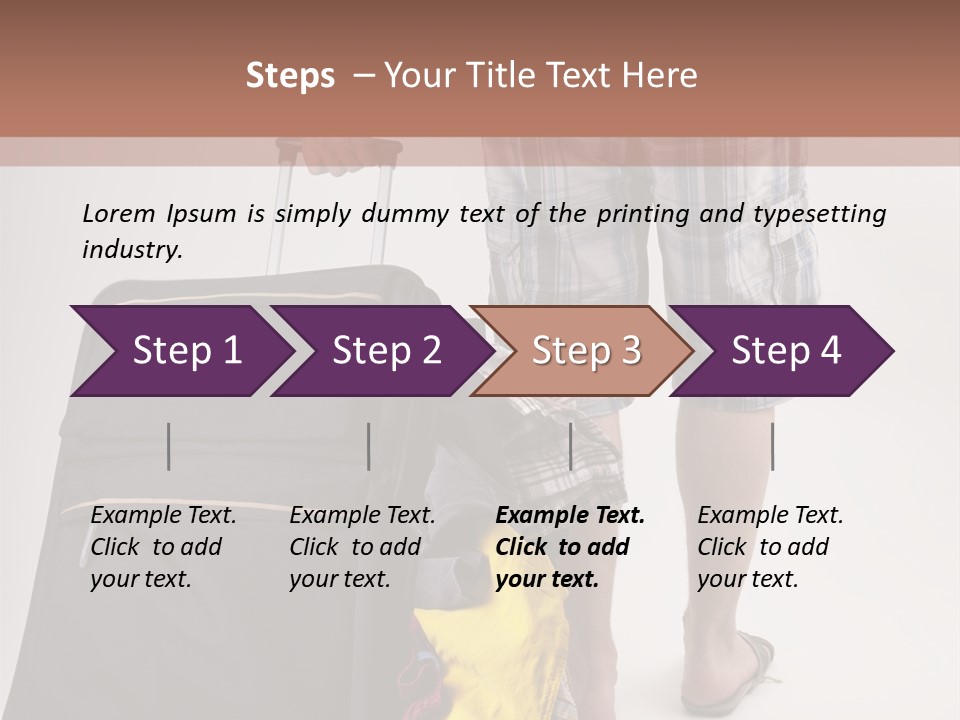 Eile Sandalen Hintergrund PowerPoint Template