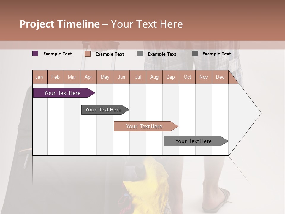 Eile Sandalen Hintergrund PowerPoint Template