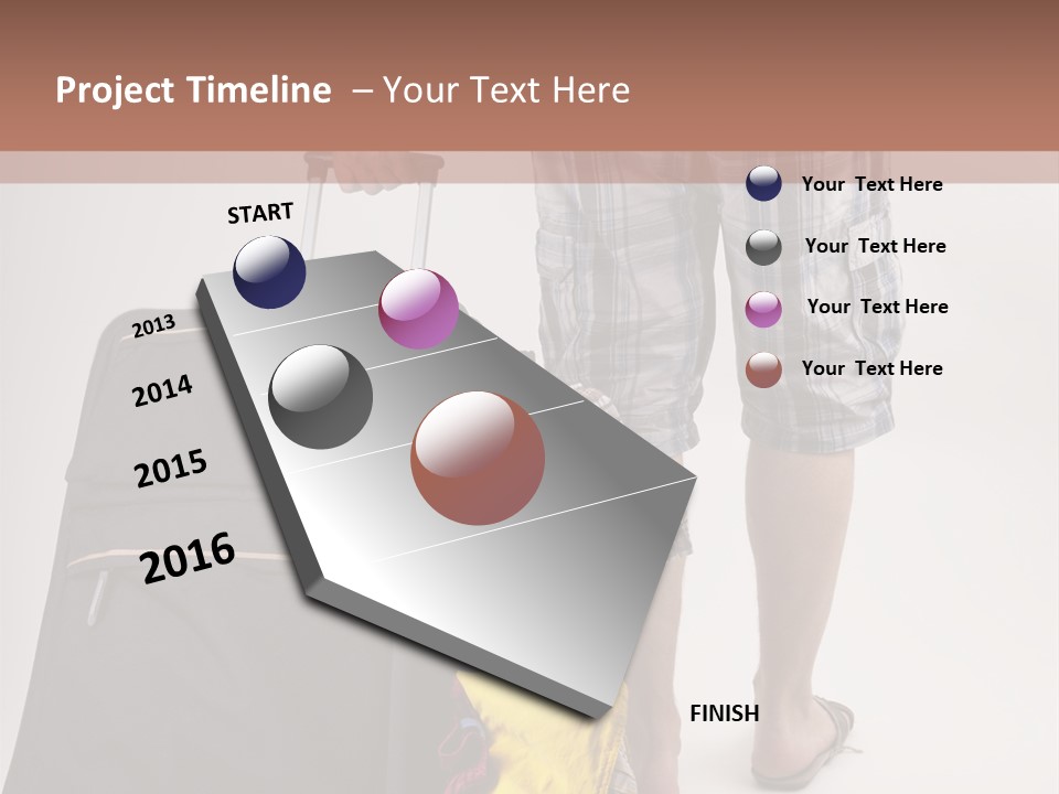Eile Sandalen Hintergrund PowerPoint Template