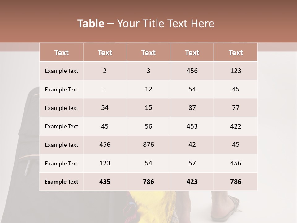 Eile Sandalen Hintergrund PowerPoint Template