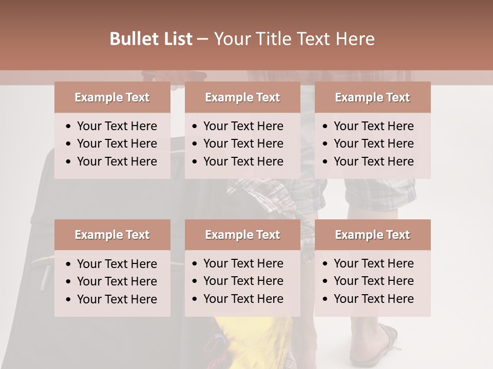 Eile Sandalen Hintergrund PowerPoint Template