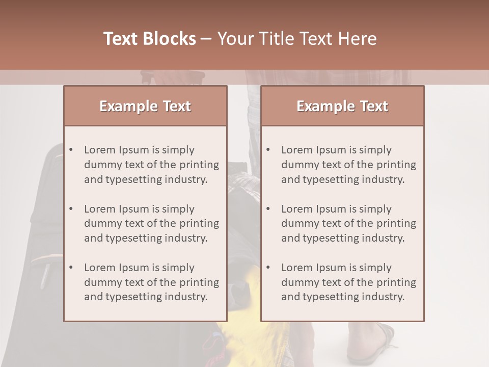 Eile Sandalen Hintergrund PowerPoint Template