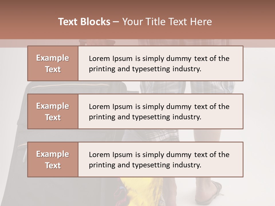 Eile Sandalen Hintergrund PowerPoint Template