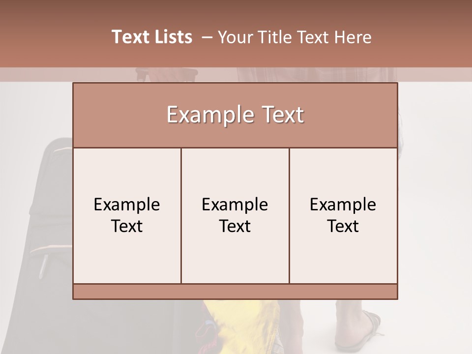 Eile Sandalen Hintergrund PowerPoint Template