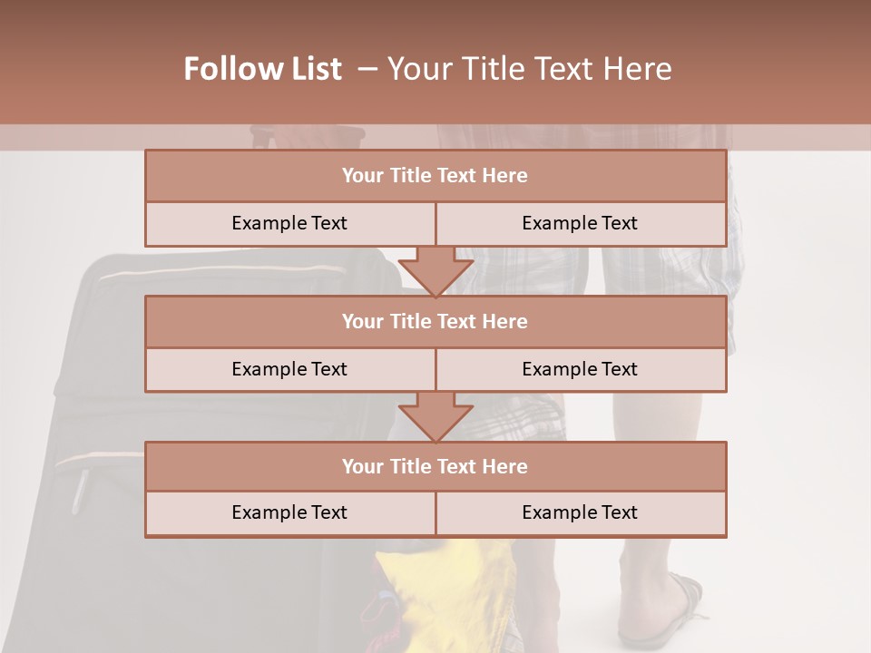 Eile Sandalen Hintergrund PowerPoint Template