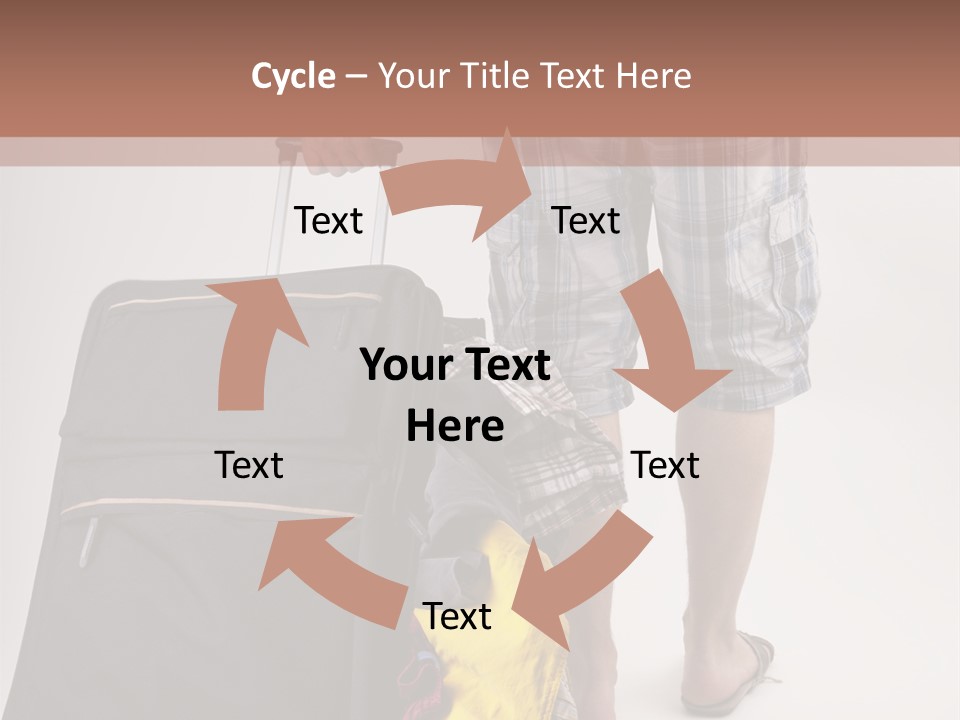 Eile Sandalen Hintergrund PowerPoint Template