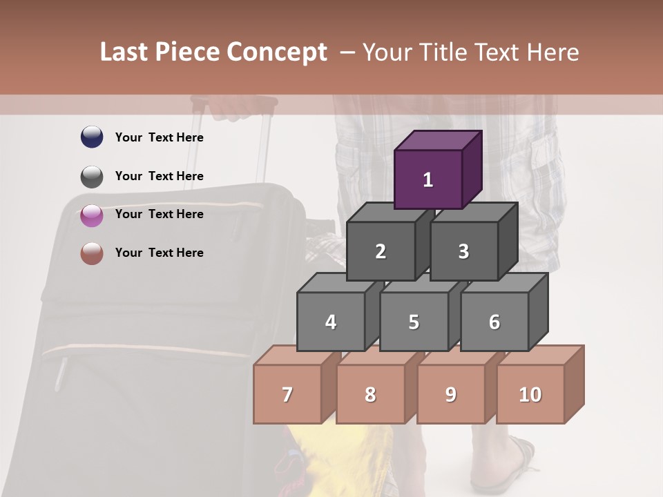 Eile Sandalen Hintergrund PowerPoint Template