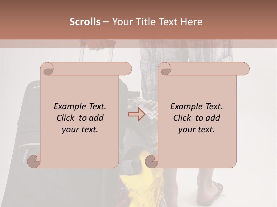 Eile Sandalen Hintergrund PowerPoint Template