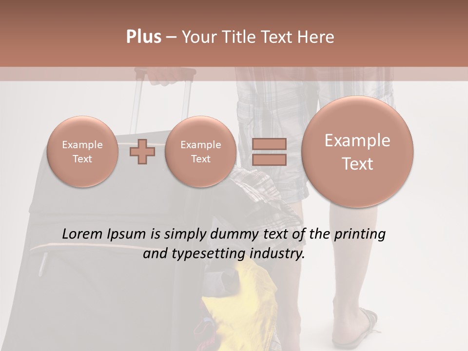 Eile Sandalen Hintergrund PowerPoint Template