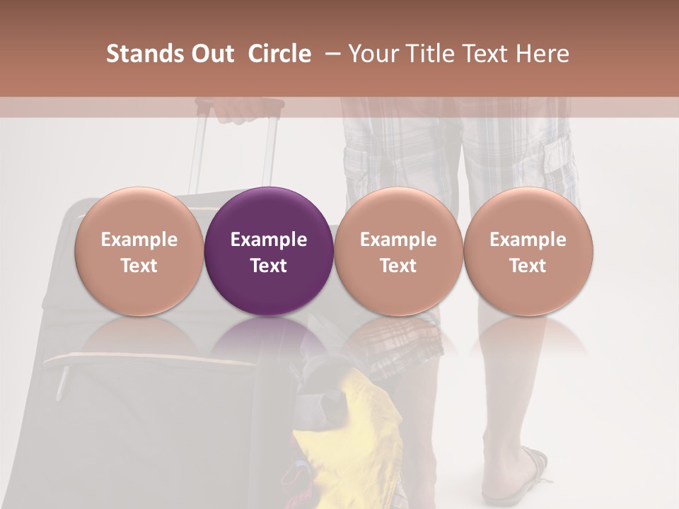 Eile Sandalen Hintergrund PowerPoint Template