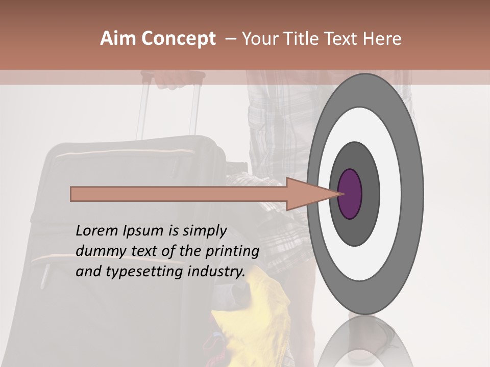 Eile Sandalen Hintergrund PowerPoint Template