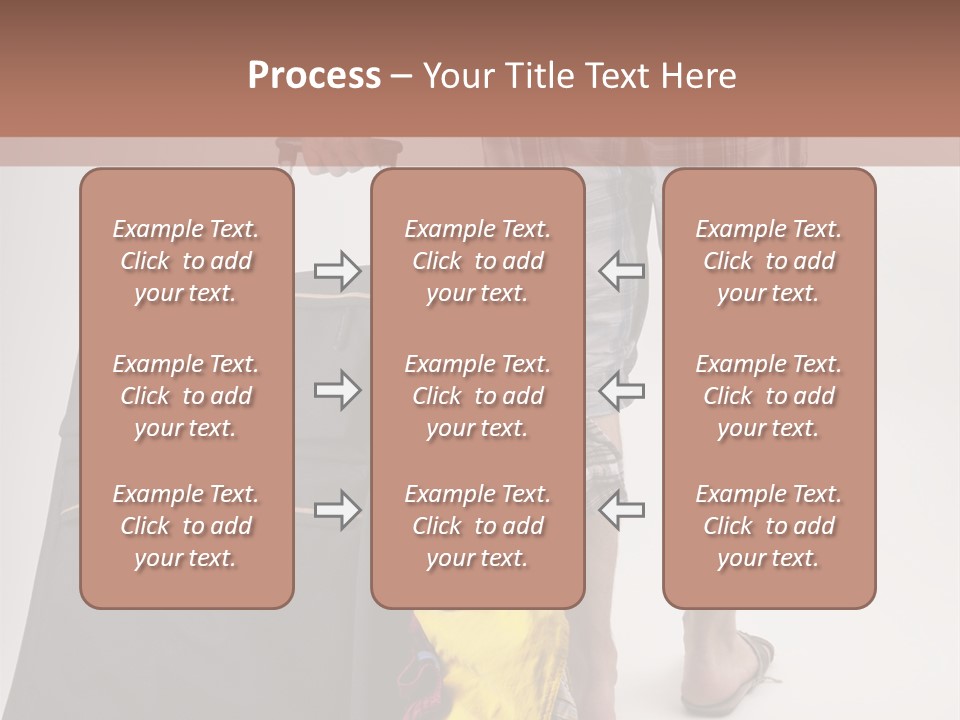 Eile Sandalen Hintergrund PowerPoint Template