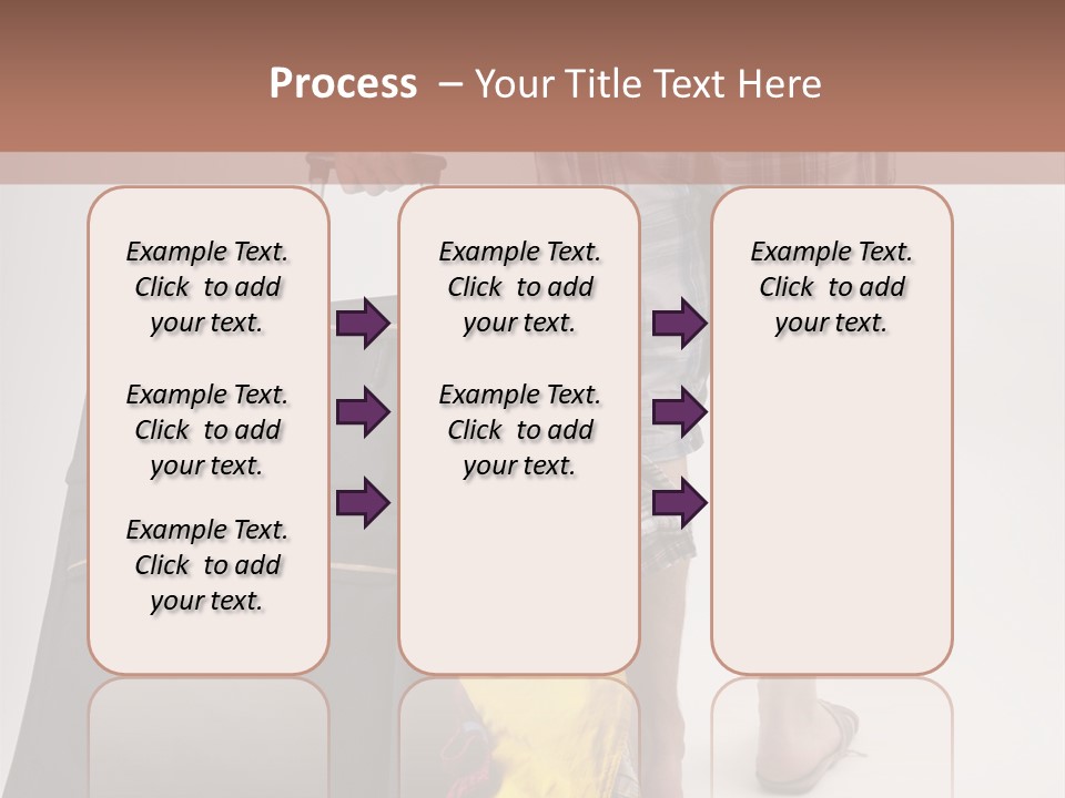 Eile Sandalen Hintergrund PowerPoint Template