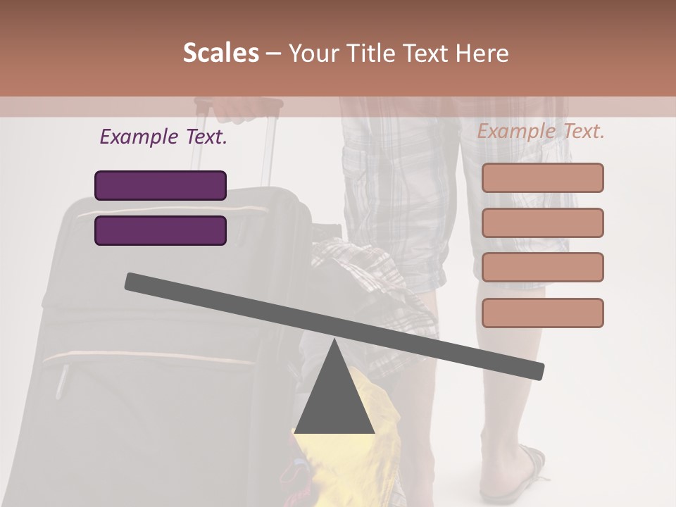 Eile Sandalen Hintergrund PowerPoint Template