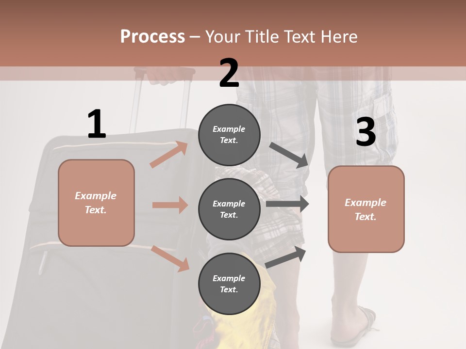 Eile Sandalen Hintergrund PowerPoint Template