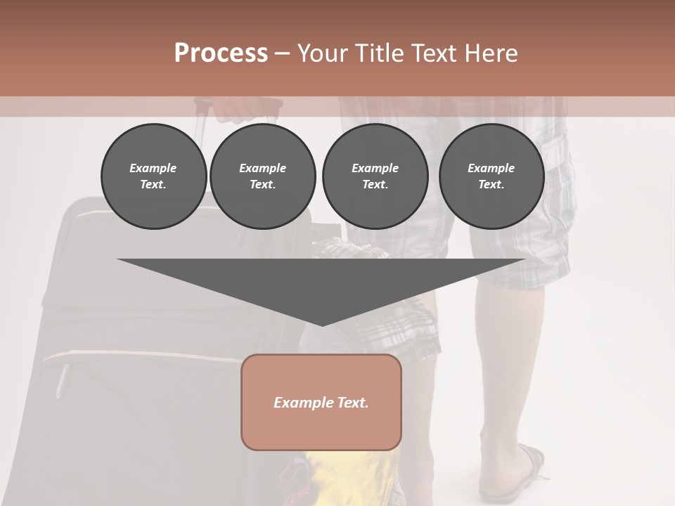 Eile Sandalen Hintergrund PowerPoint Template