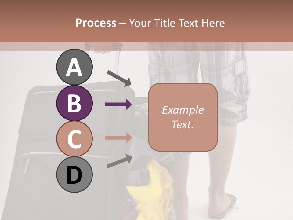 Eile Sandalen Hintergrund PowerPoint Template