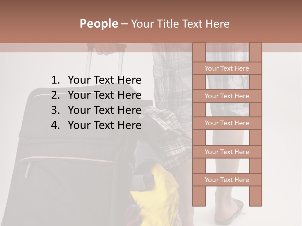 Eile Sandalen Hintergrund PowerPoint Template