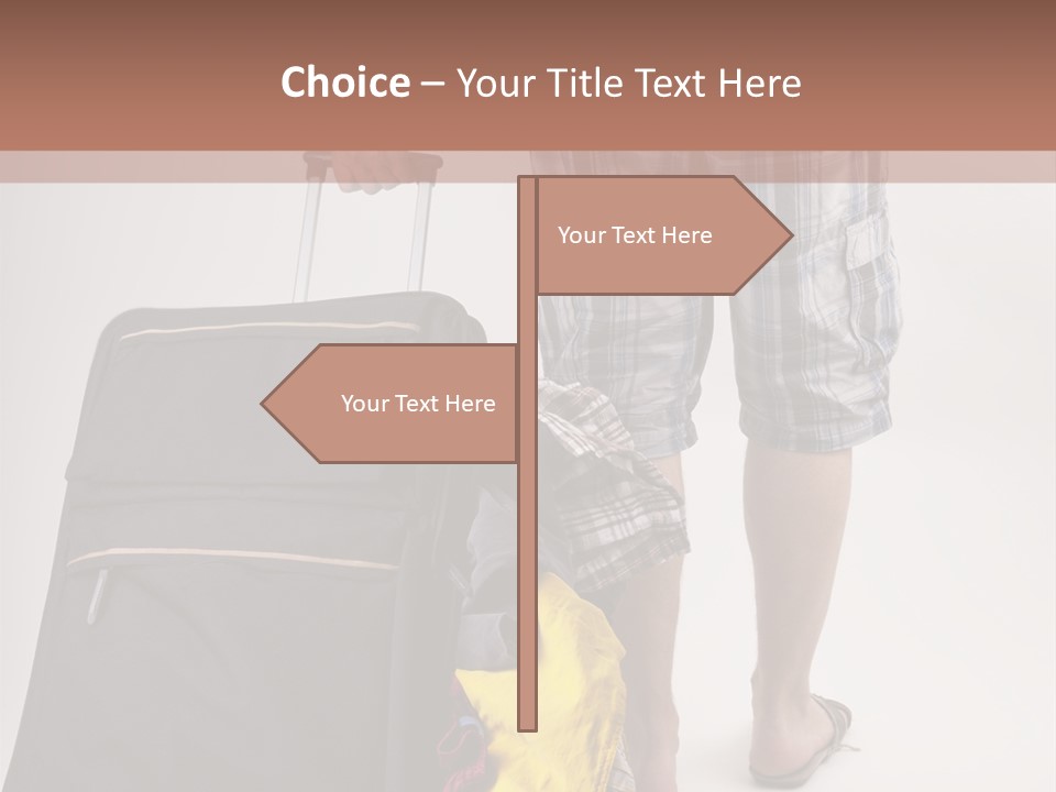 Eile Sandalen Hintergrund PowerPoint Template