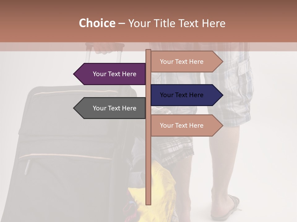 Eile Sandalen Hintergrund PowerPoint Template