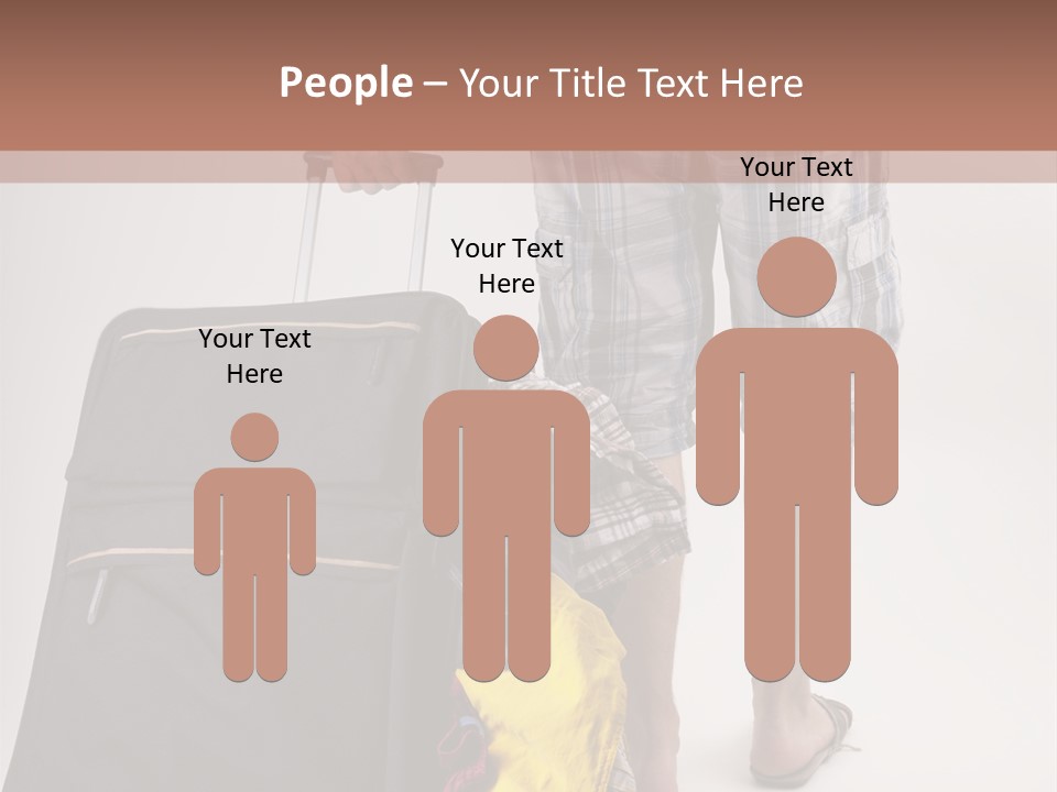 Eile Sandalen Hintergrund PowerPoint Template