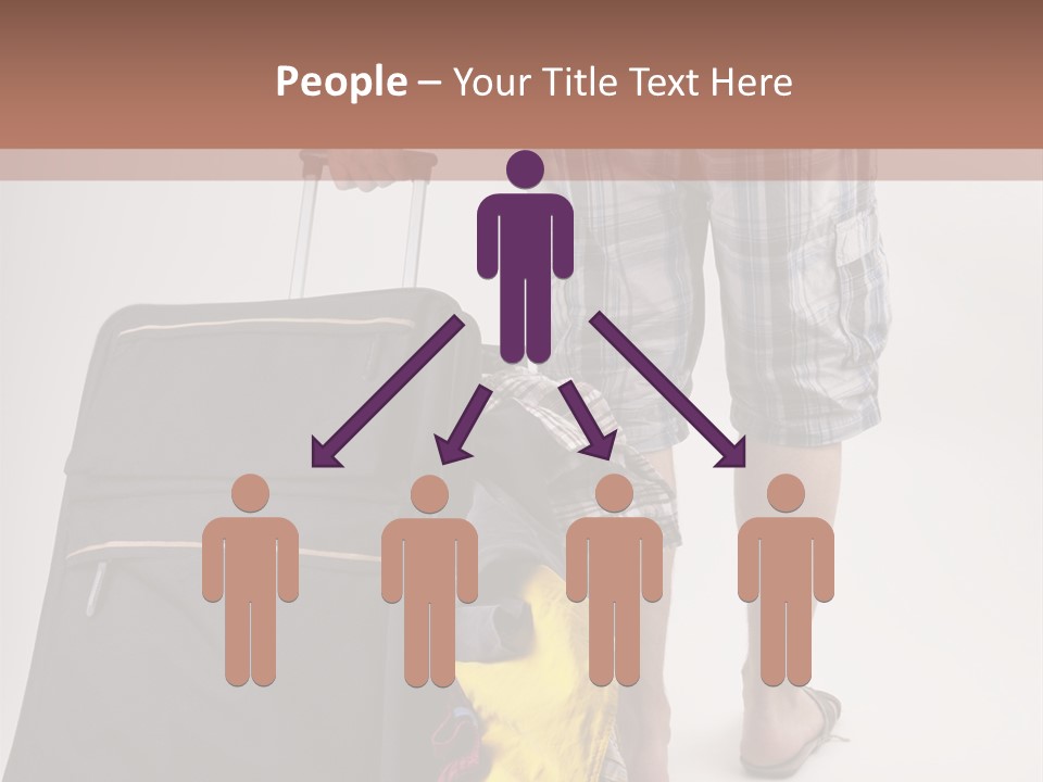 Eile Sandalen Hintergrund PowerPoint Template