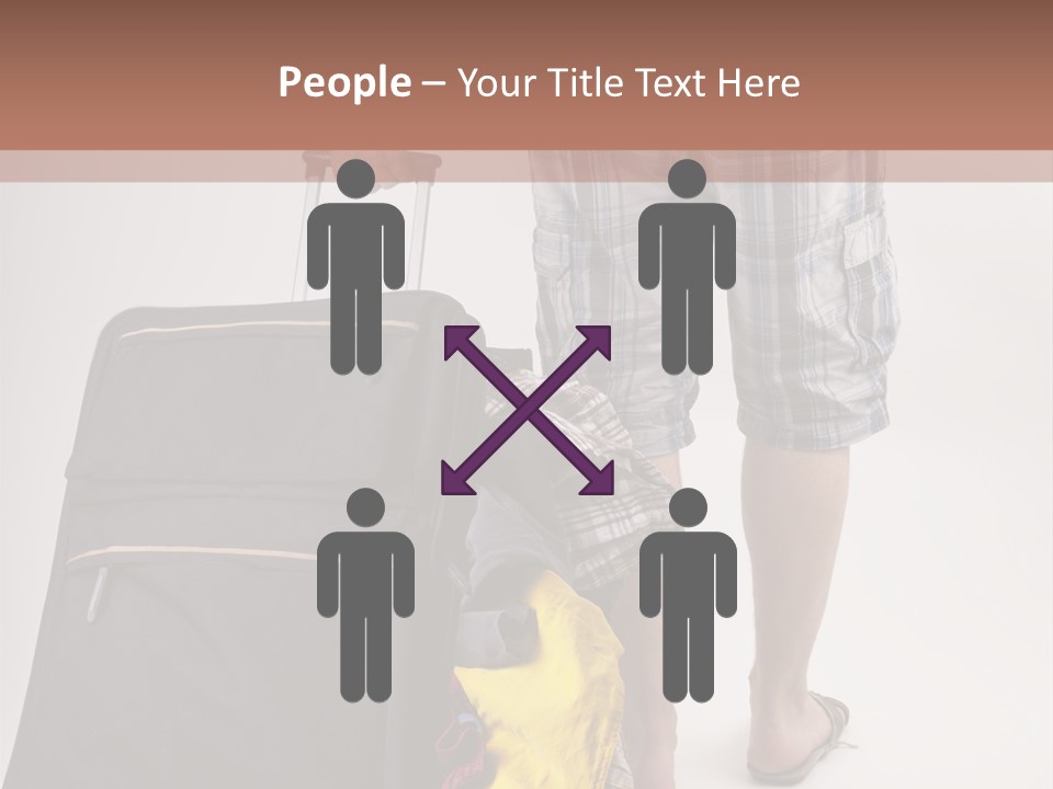 Eile Sandalen Hintergrund PowerPoint Template