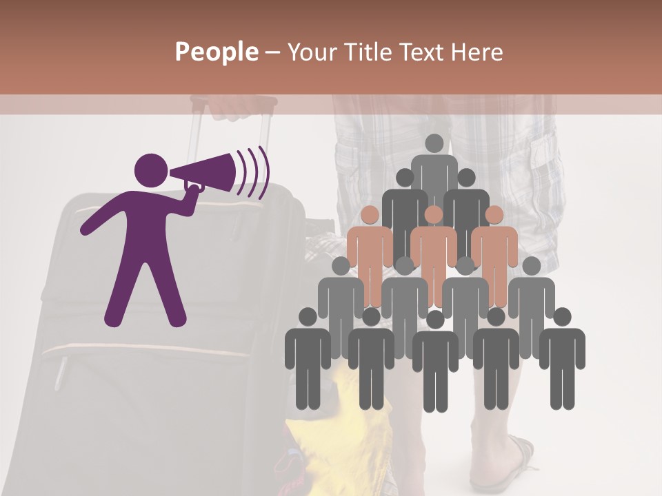 Eile Sandalen Hintergrund PowerPoint Template