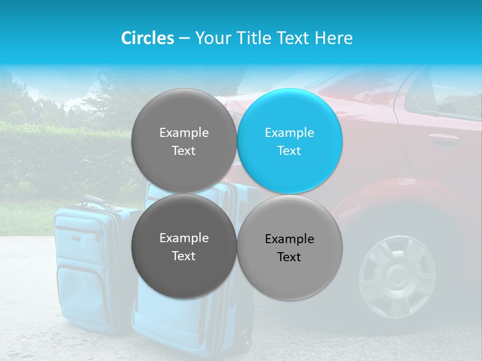 Packing Hedges Transportation PowerPoint Template