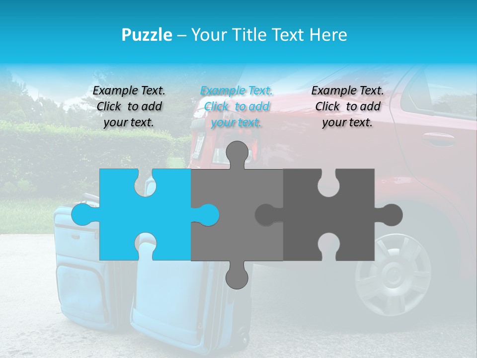 Packing Hedges Transportation PowerPoint Template