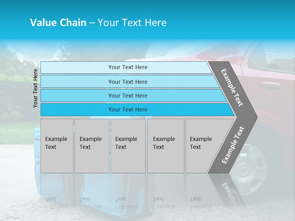 Packing Hedges Transportation PowerPoint Template