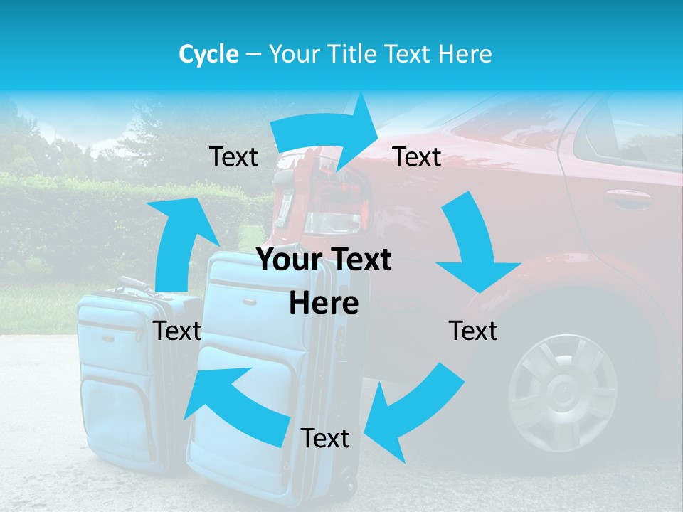 Packing Hedges Transportation PowerPoint Template
