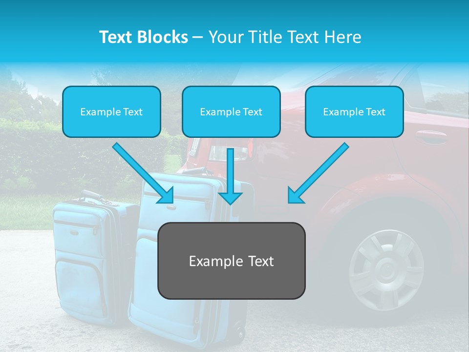 Packing Hedges Transportation PowerPoint Template