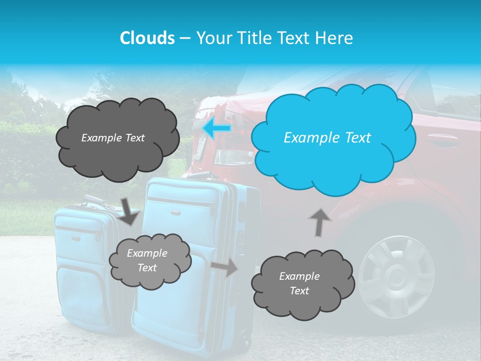 Packing Hedges Transportation PowerPoint Template