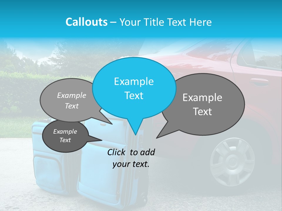 Packing Hedges Transportation PowerPoint Template