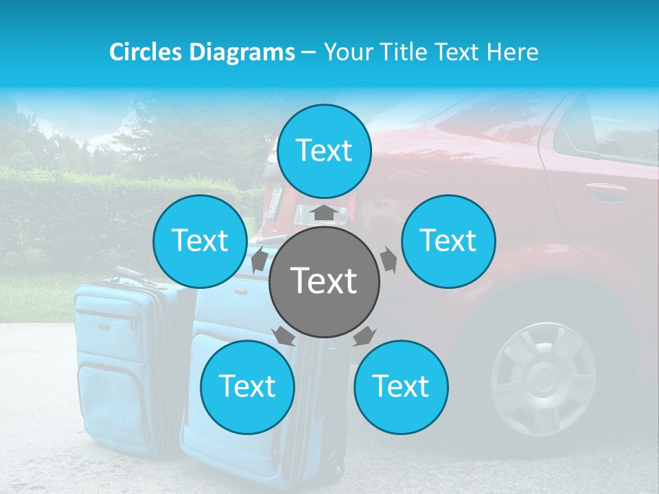 Packing Hedges Transportation PowerPoint Template