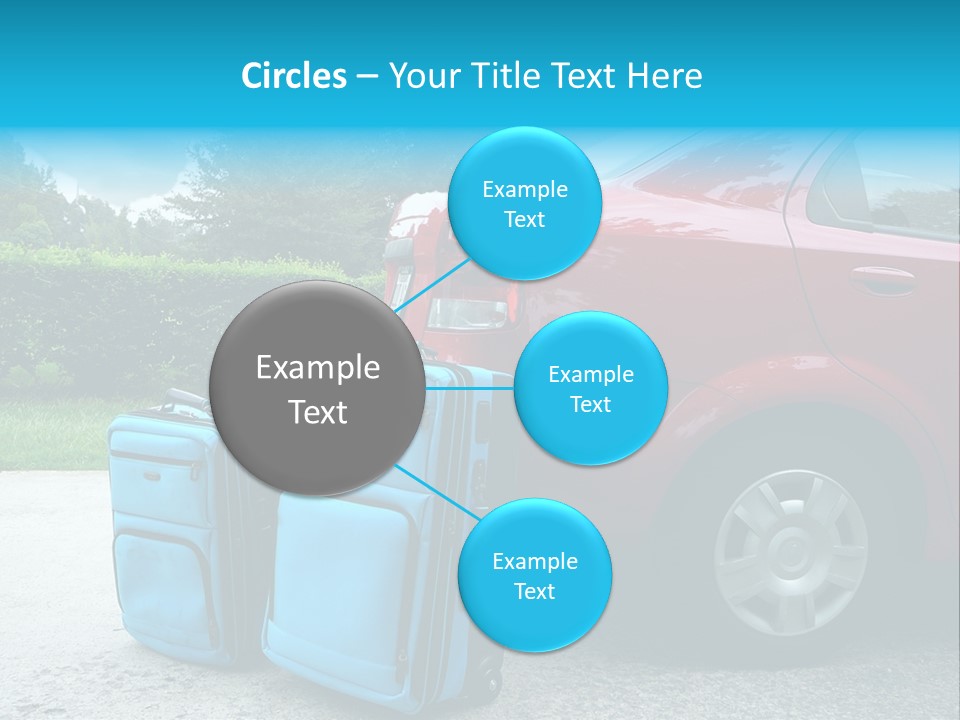 Packing Hedges Transportation PowerPoint Template